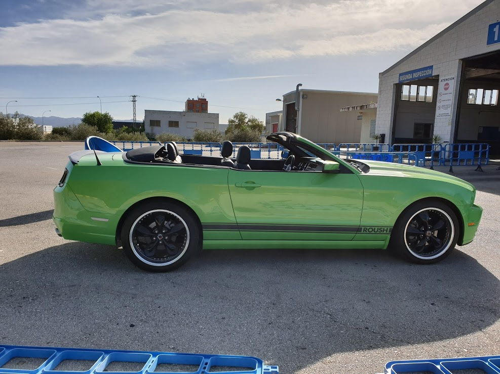 Ford Mustang at ITV test centre in Lorca Ford Mustang at ITV